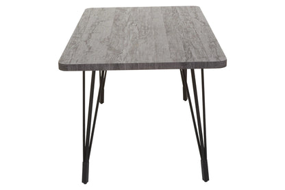 Aldeburgh Dark Grey Veneer Dining Table