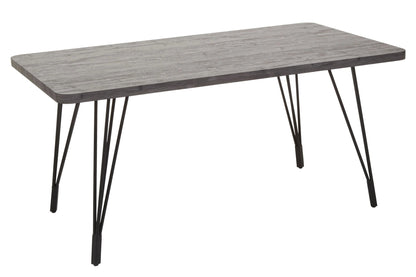 Aldeburgh Dark Grey Veneer Dining Table
