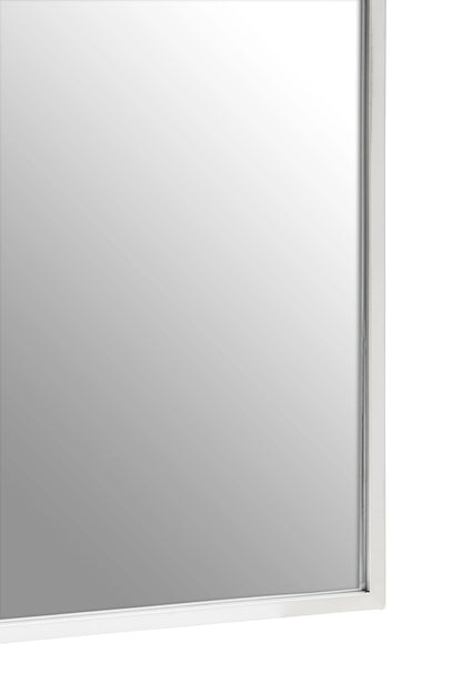 Hayle Silver Finish Arched Full Length Wall Mirror