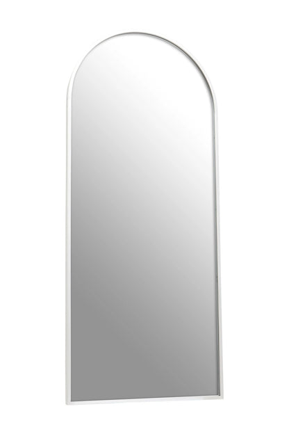 Hayle Silver Finish Arched Full Length Wall Mirror