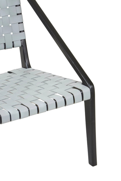 Seville Leather Woven Chair 
