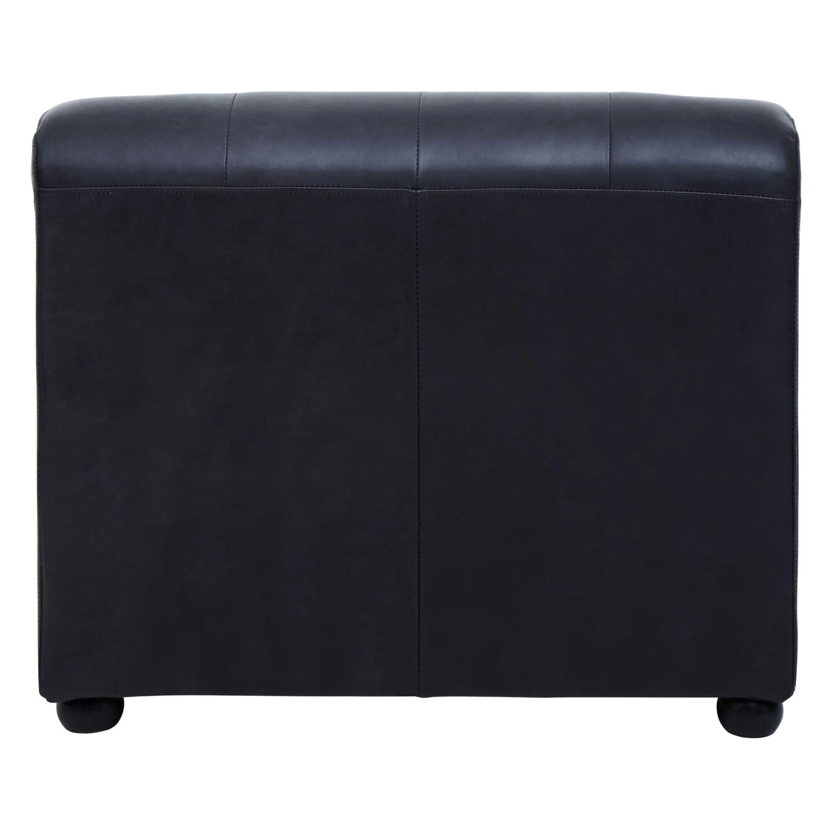Bath Antique Black Modular Leather Sofa (left-hand)