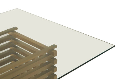 Valencia Rectangular Glass Dining Table 