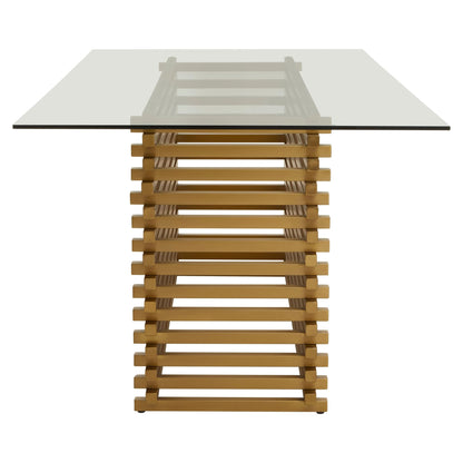 Valencia Rectangular Glass Dining Table 