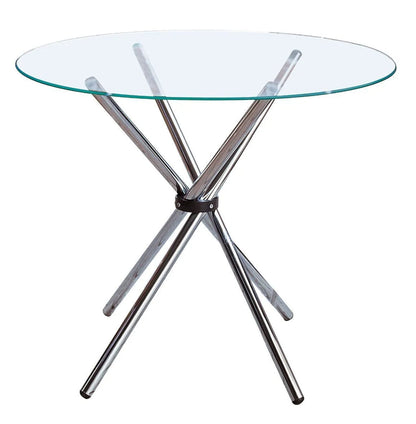 Lymington Round Dining Table with Glass Top