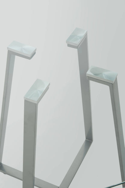 Halifax Square Glass Dining Table 