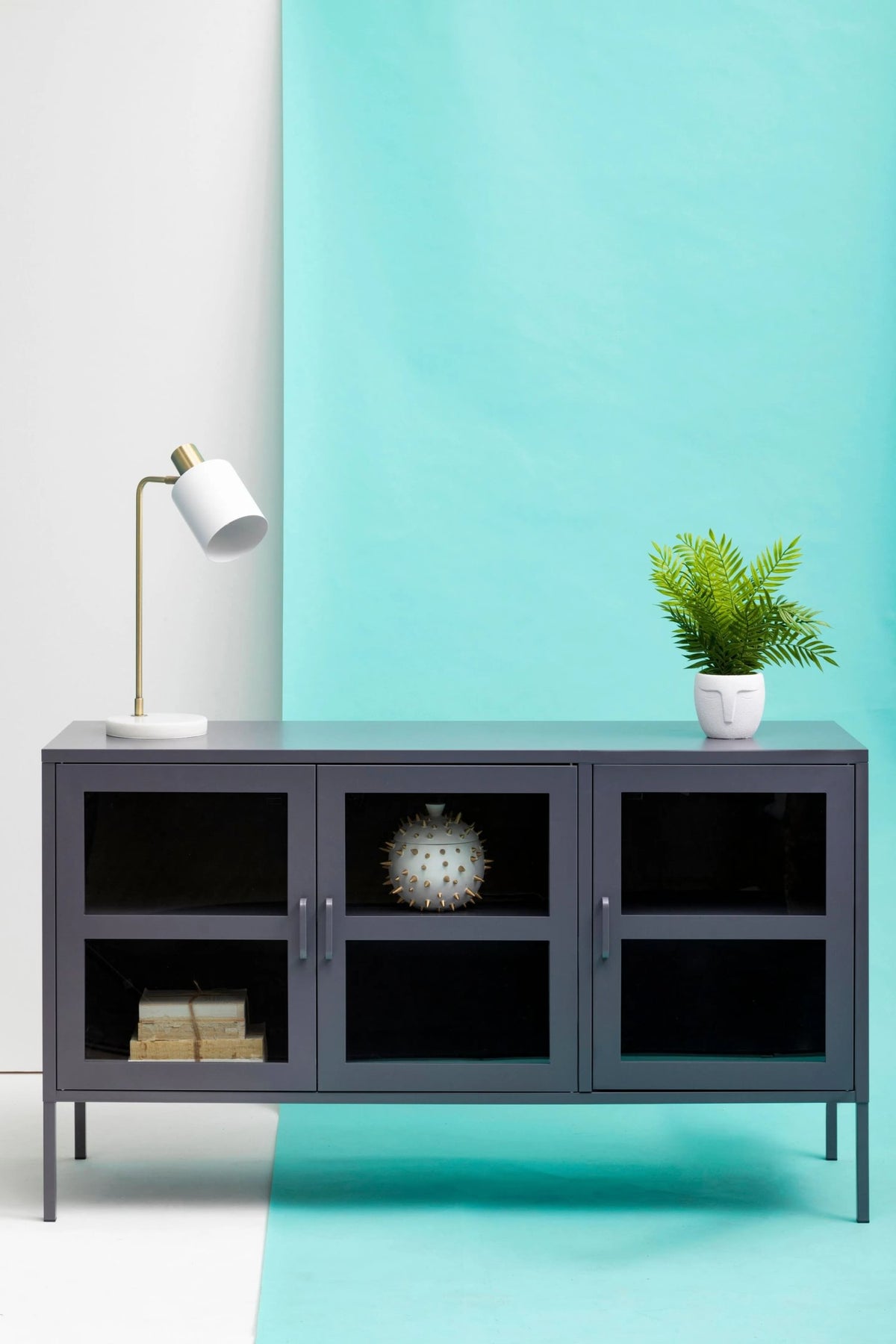 Cambridge Three Door Metal Sideboard 