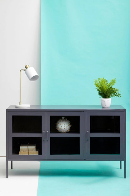 Cambridge Three Door Metal Sideboard 
