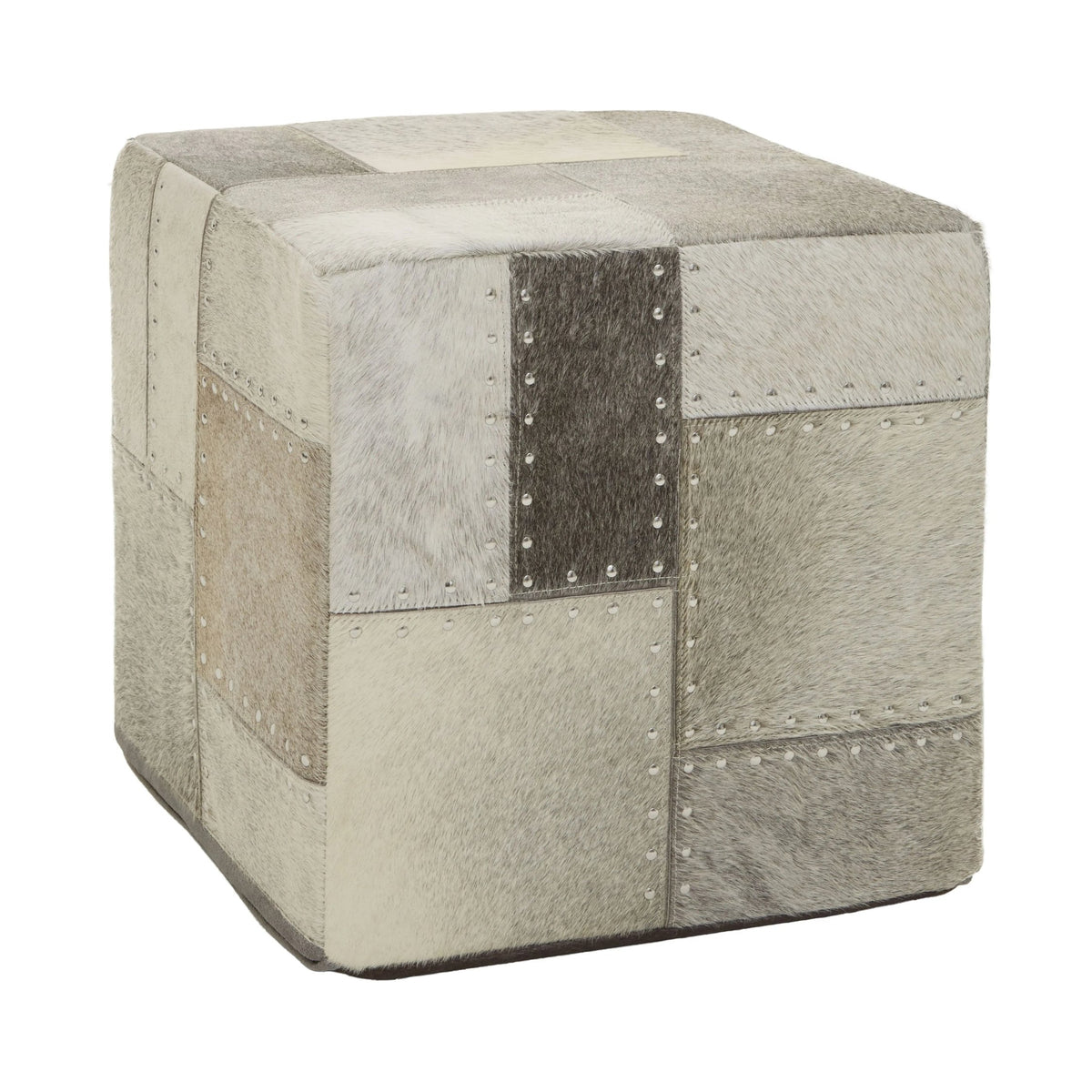 Wareham Grey Pouffe