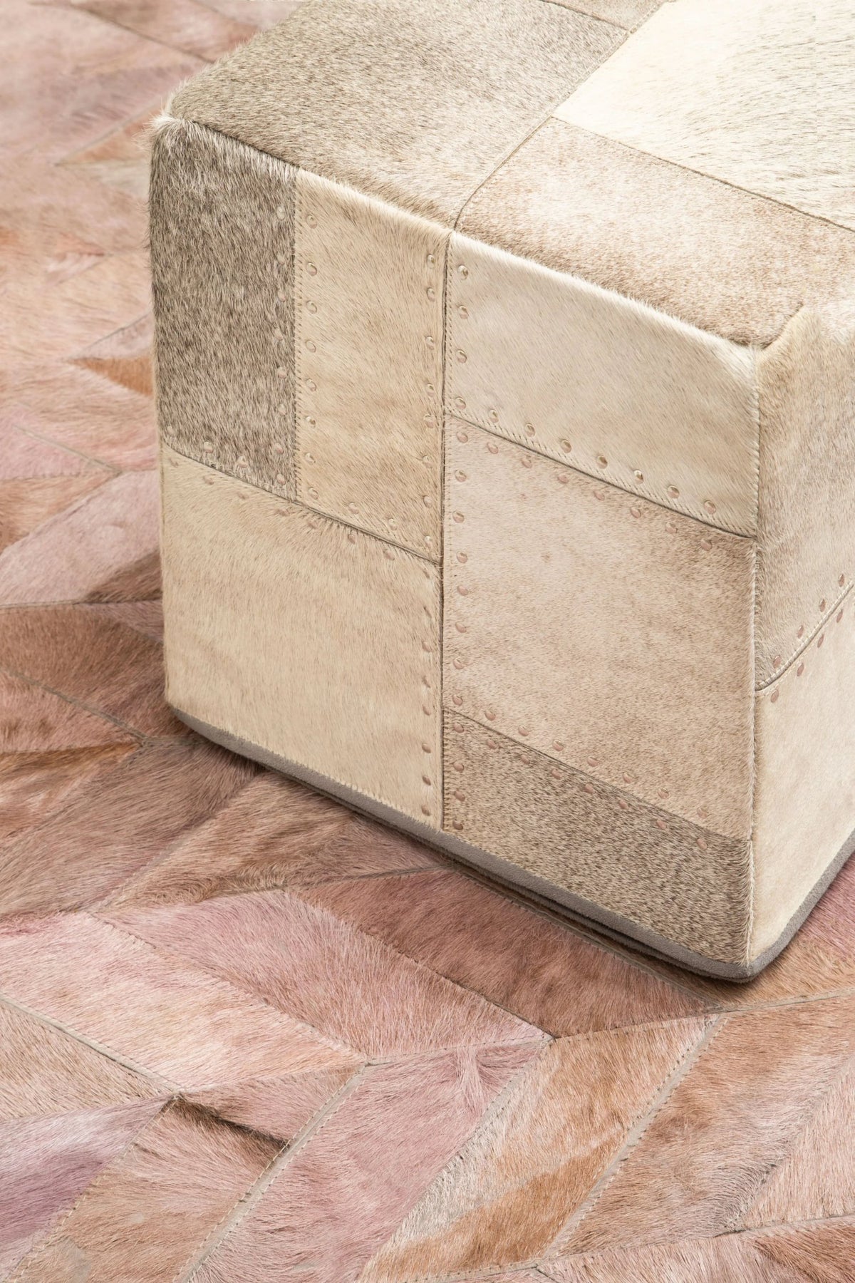 Wareham Grey Pouffe