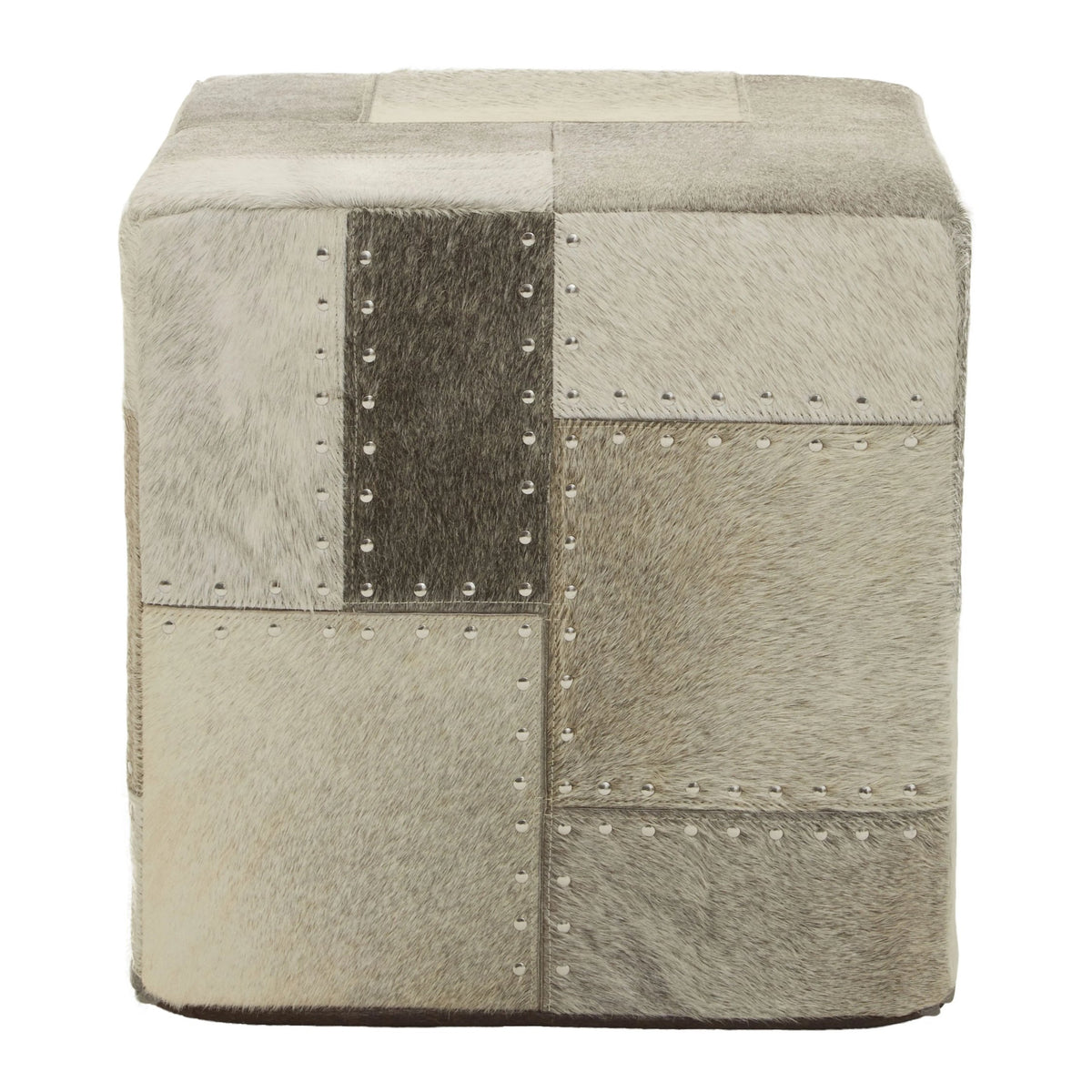 Wareham Grey Pouffe