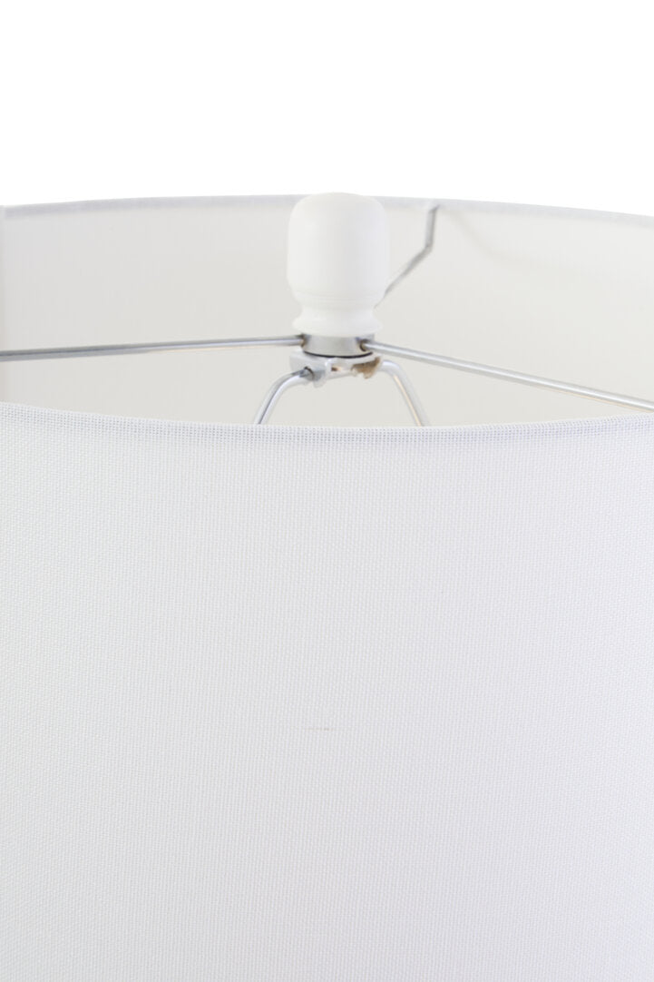 Milan Black and White Marble Table Lamp