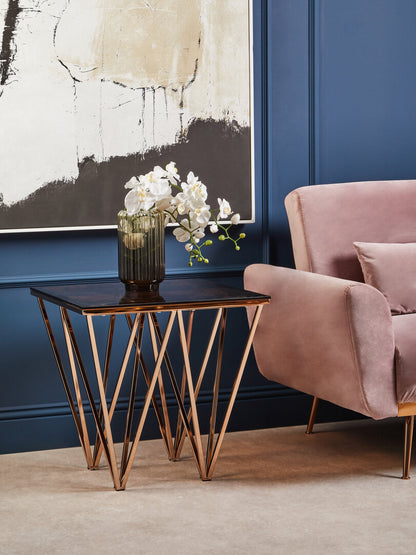 York Pink Velvet Sofa Bed