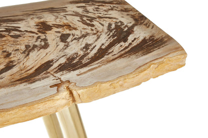 Somerton Petrified Wood Console Table