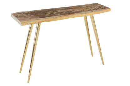 Somerton Petrified Wood Console Table