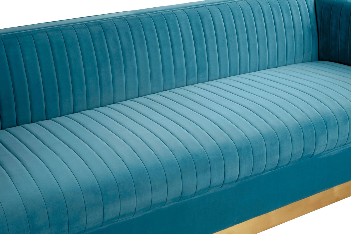 Knutsford 3 Seat Light Blue Sofa