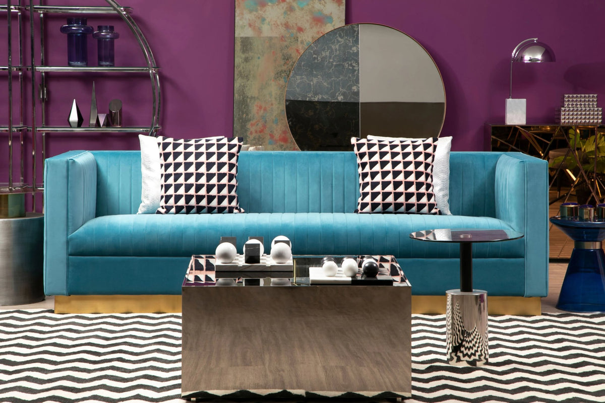 Knutsford 3 Seat Light Blue Sofa