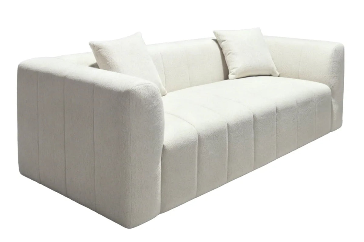 Lowther Natural Textured 3 Seater Sofa