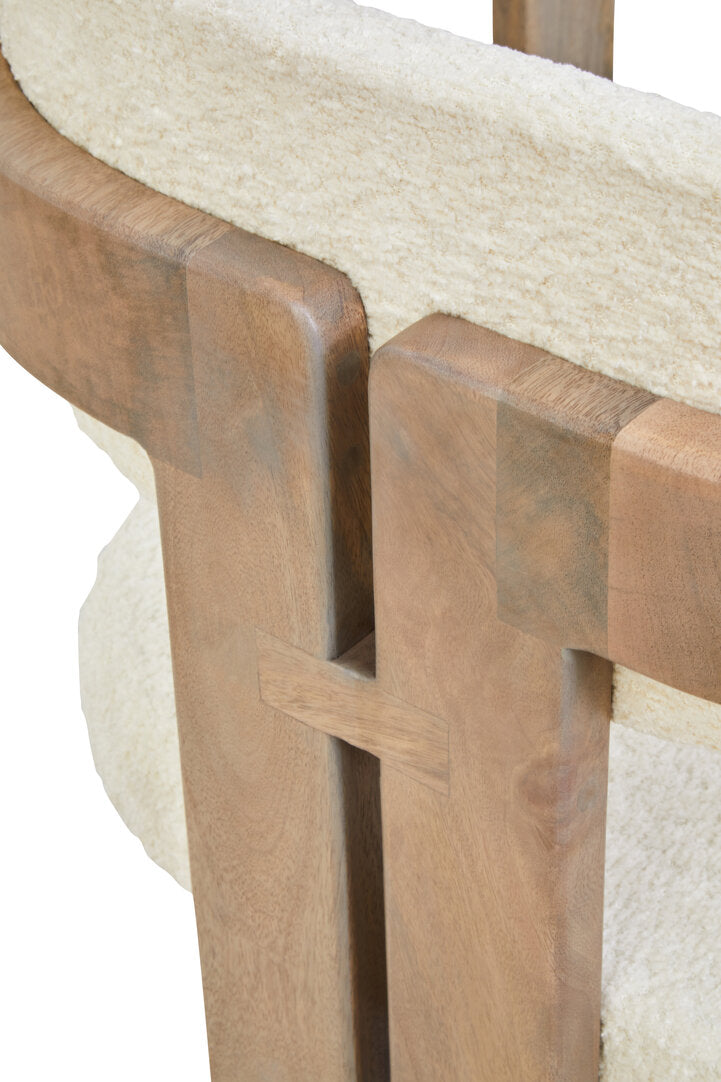 Stirling Grey Mango Wood Chair