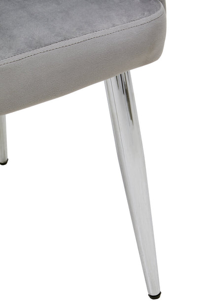 Devon Mink Velvet Splayed Dining Chair