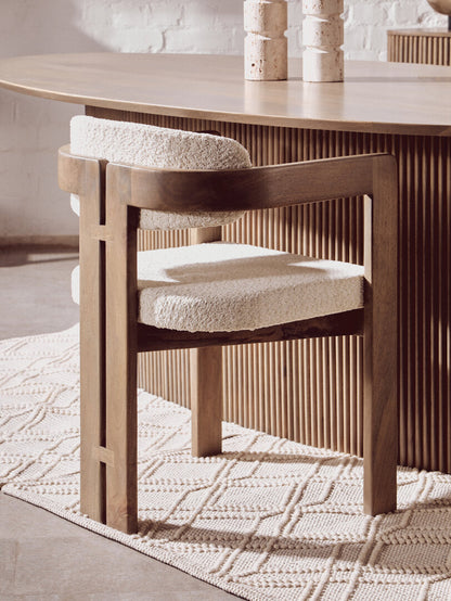 Stirling Grey Mango Wood Chair