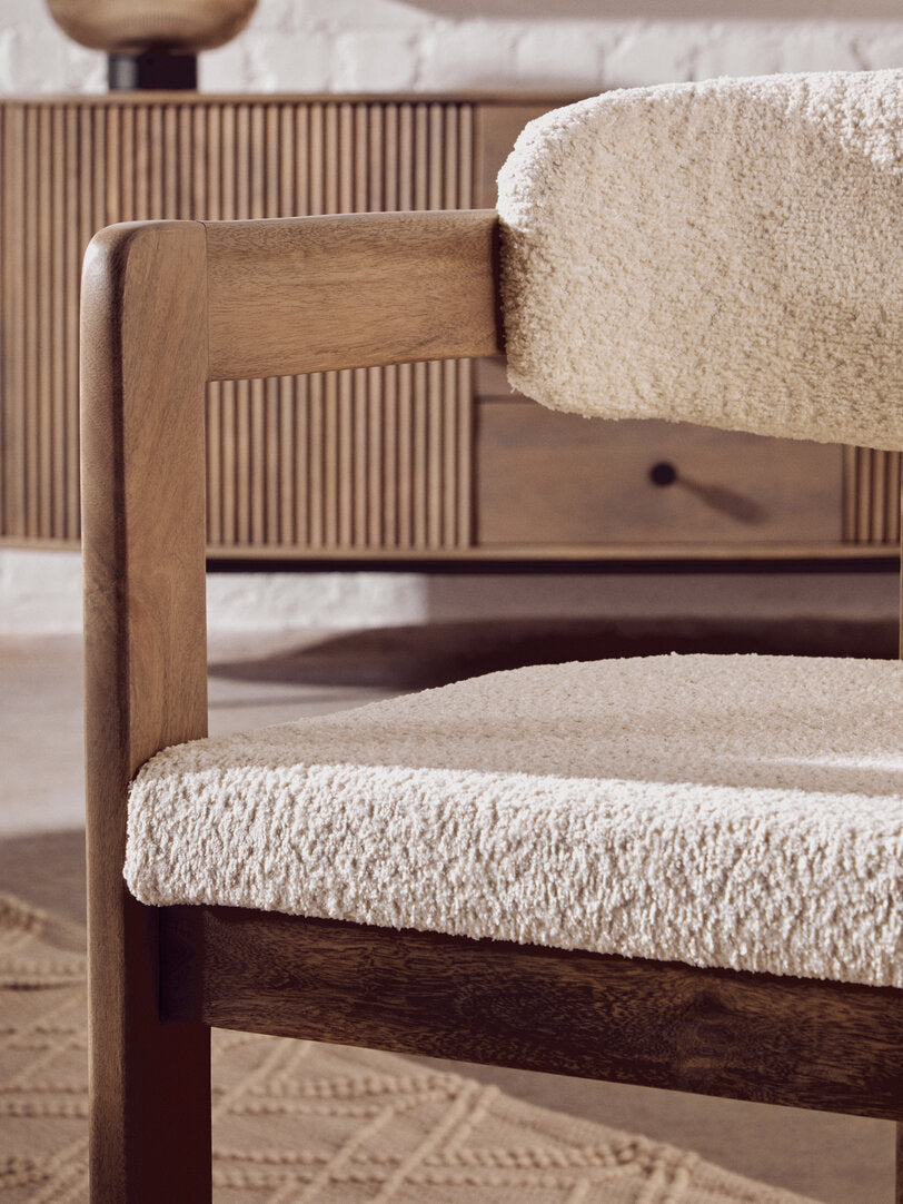 Stirling Grey Mango Wood Chair