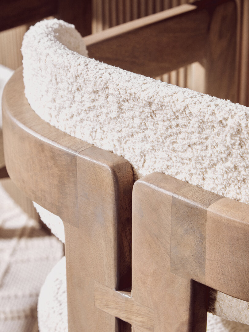 Stirling Grey Mango Wood Chair