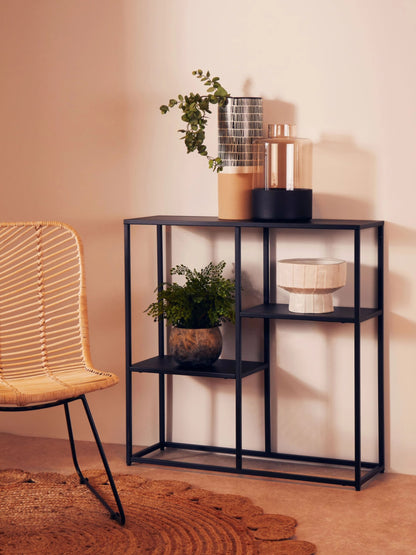 Oxford Black Metal Multi Shelf Unit