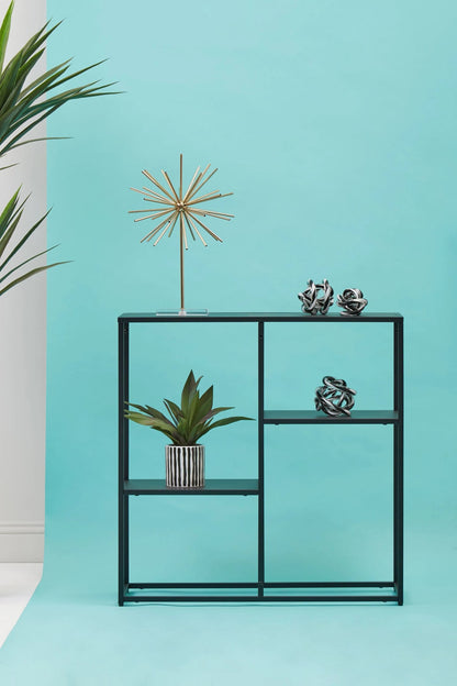 Oxford Black Metal Multi Shelf Unit