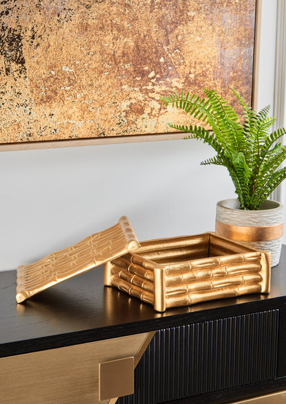 Lisbon Black and Gold Console Table with 1 Drawer