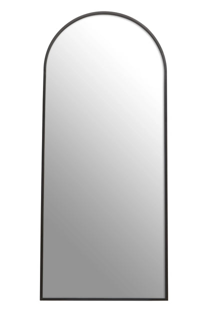 Hayle Black Frame Arch Full Length Wall Mirror