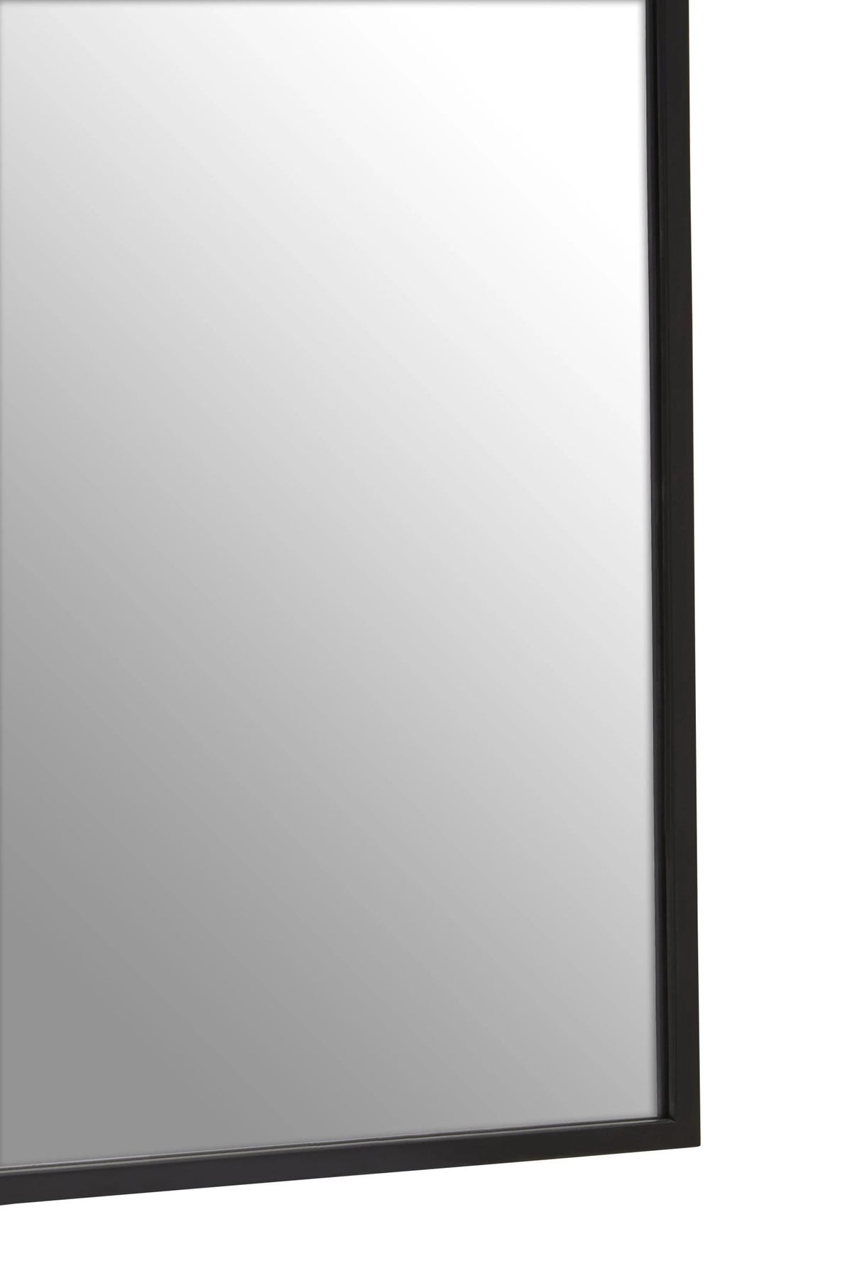 Hayle Black Frame Arch Full Length Wall Mirror