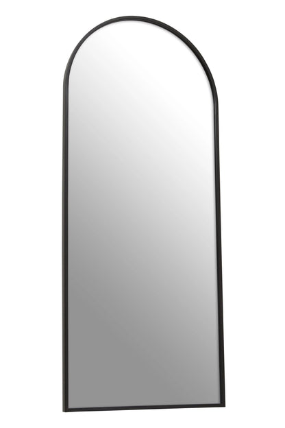 Hayle Black Frame Arch Full Length Wall Mirror