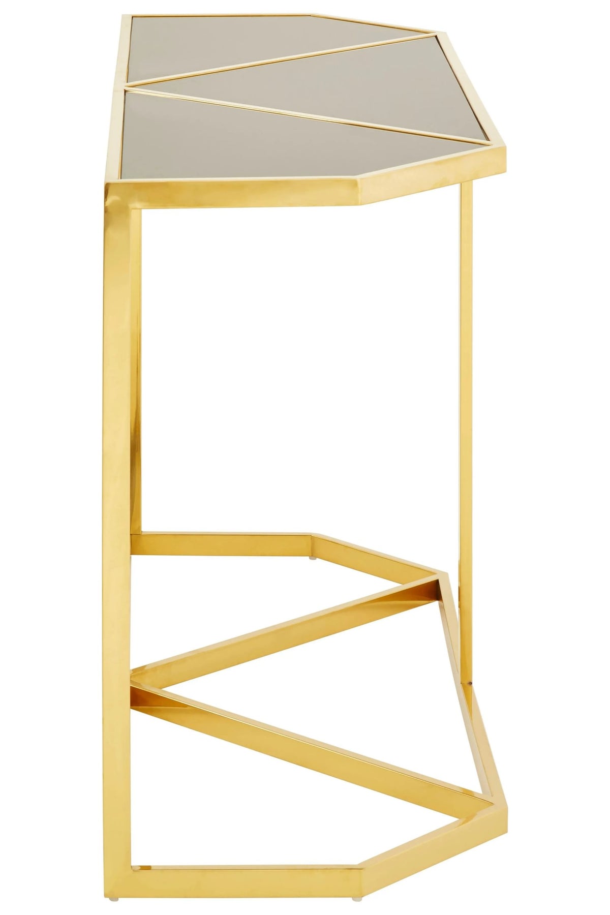 Sudbury Black Tempered Glass Console Table