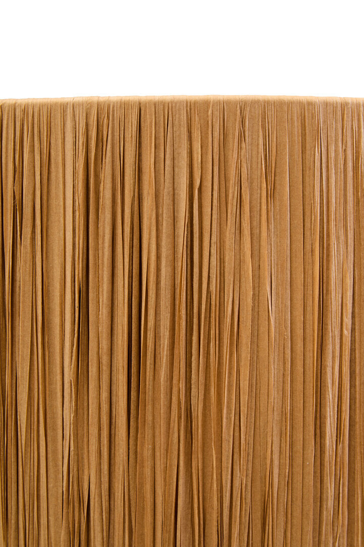 Turin Natural Papier Mache Table Lamp With Natural Raffia Shade