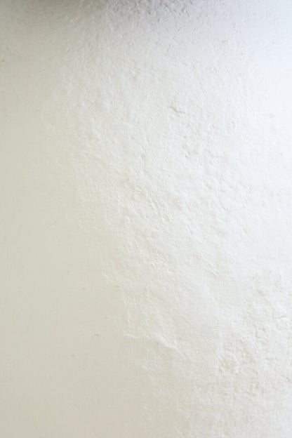 Turin White Papier Mache Table Lamp With Black Raffia Shade