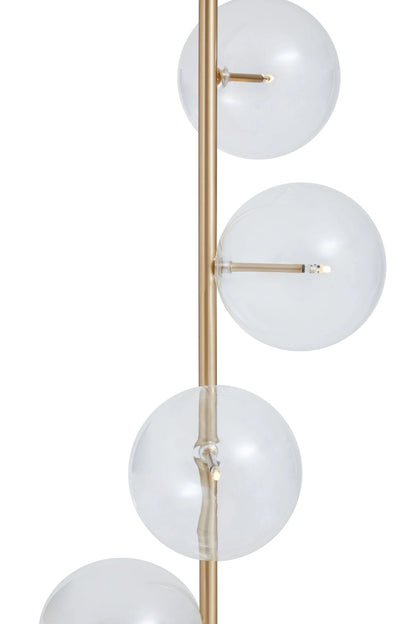 Cambridge Marble and 5 Bulb Floor Lamp 
