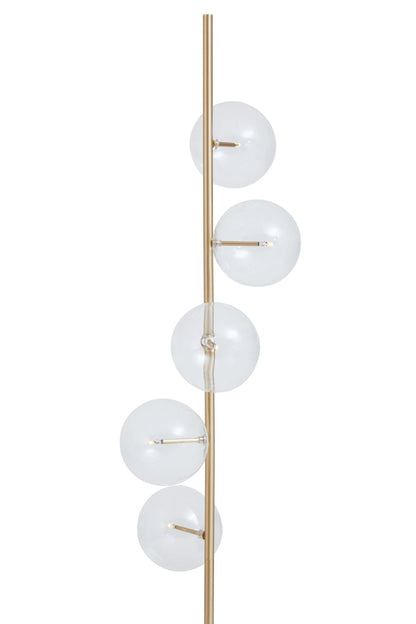 Cambridge Marble and 5 Bulb Floor Lamp 
