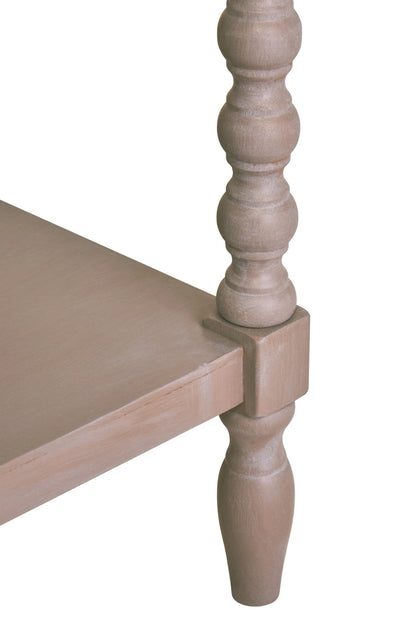 Savoy Two Drawer Bobble Detail Wooden Console Table 