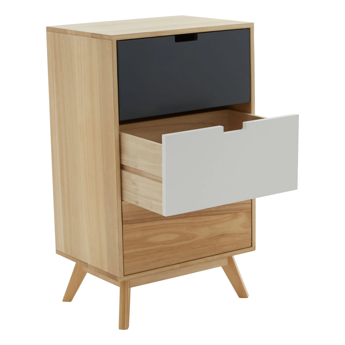 Sherborne Tri Colour Chest of 3 Drawers