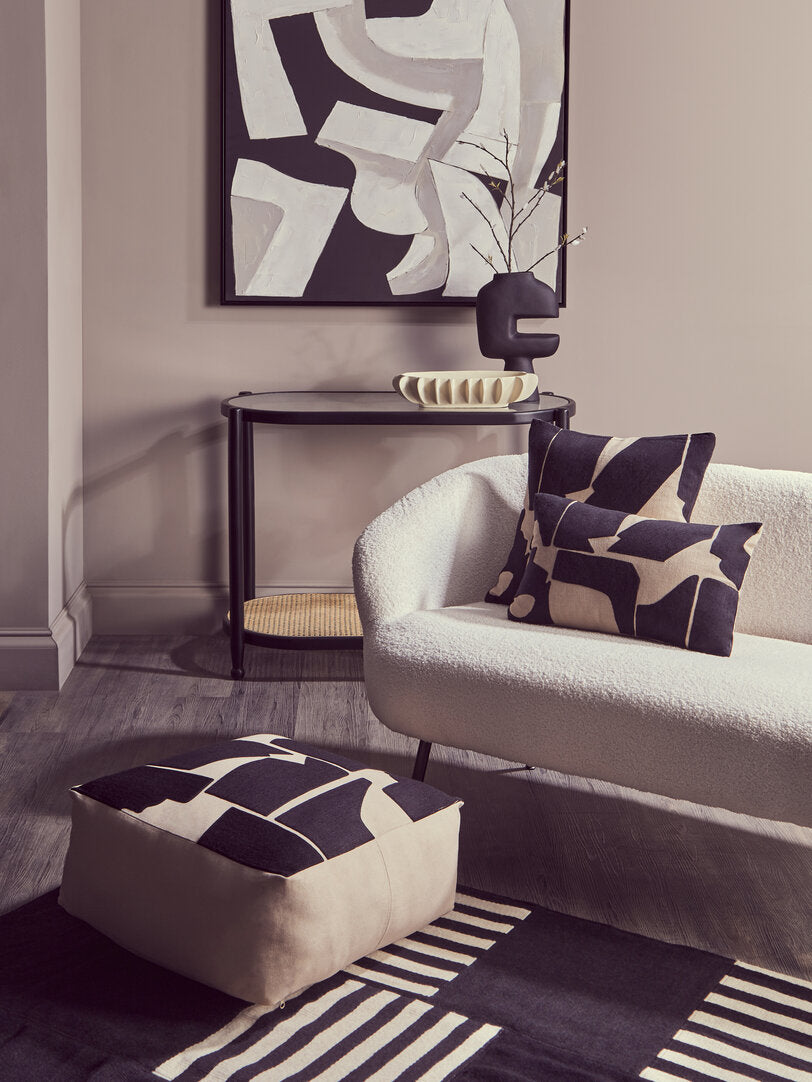 Stirling Rattan and Glass 2 Tier Console Table