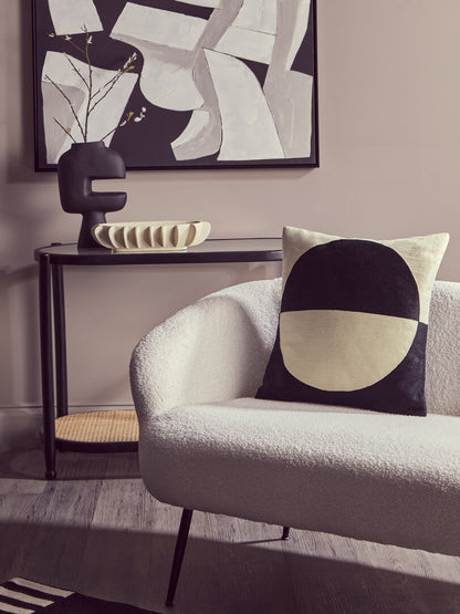 Stirling Rattan and Glass 2 Tier Console Table