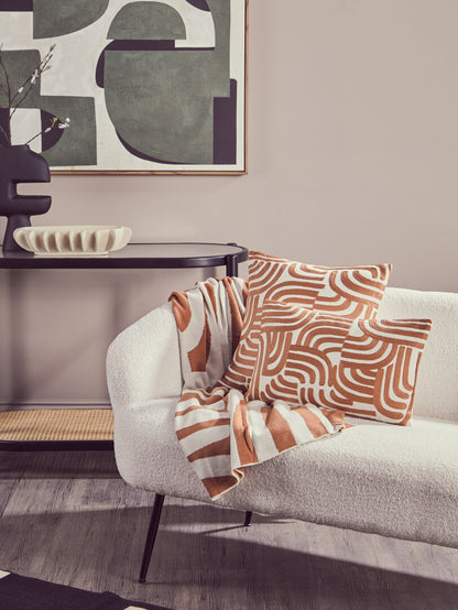 Stirling Rattan and Glass 2 Tier Console Table