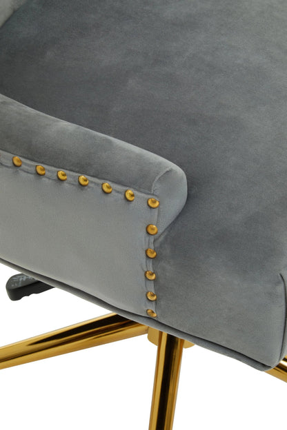 Woburn Velvet Home Office Chair 
