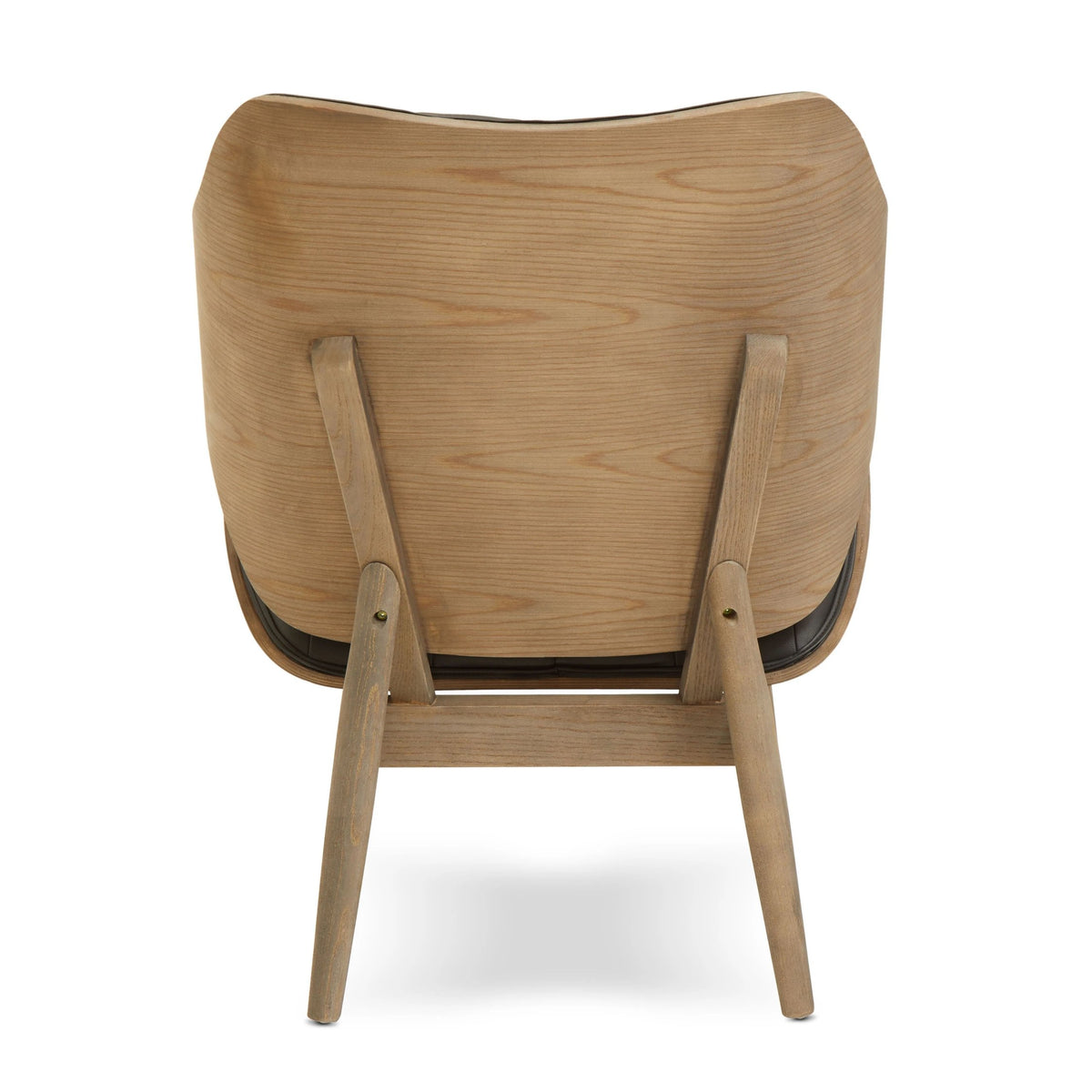 Harrogate Black Leather Effect Chair with Button Detail