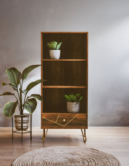 Belgravia 3 Tier Shelving Unit with Drawer