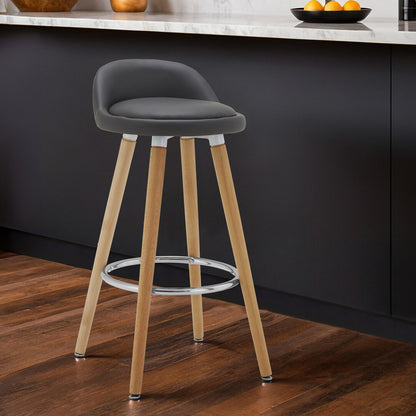 Cambridge Grey Bar Stool