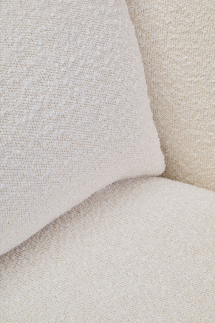 Bath Textured Cream Curved Chair