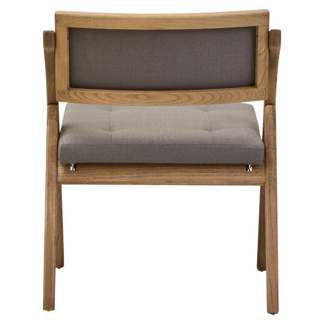 Stirling Grey Wash Elm Wood Folding Chair