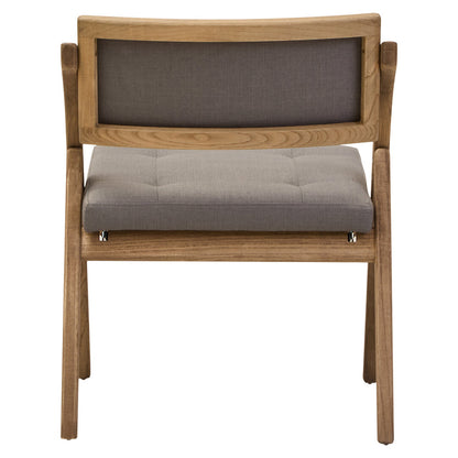 Stirling Grey Wash Elm Wood Folding Chair